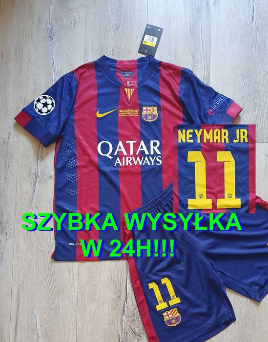 Komplet Dziecięcy FC Barcelona 2014/15, Neymar 11, Krótki Rękaw