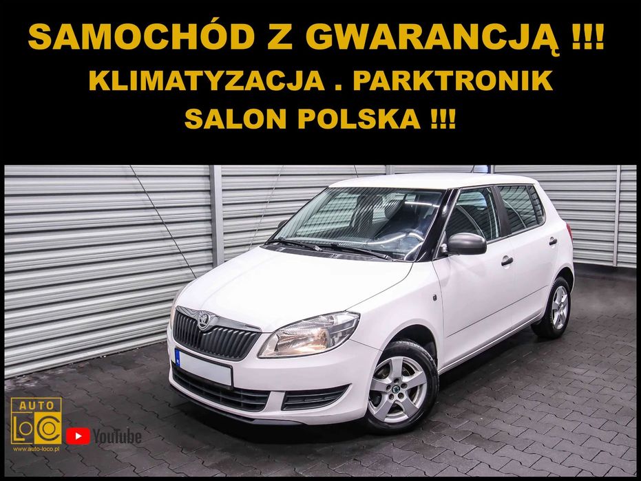 Skoda Fabia ACTIVE + Salon POLSKA + Klimatyzacja + Parktronik + SERWIS !!!