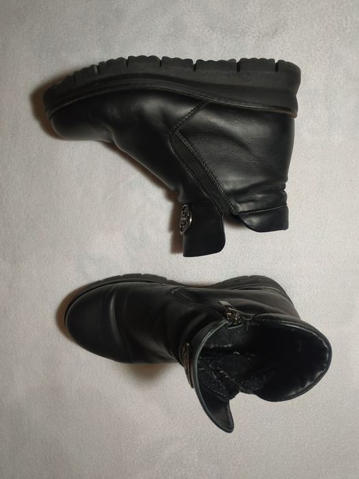 Ботинки женские демисезонные 38 размер 24 см кожа