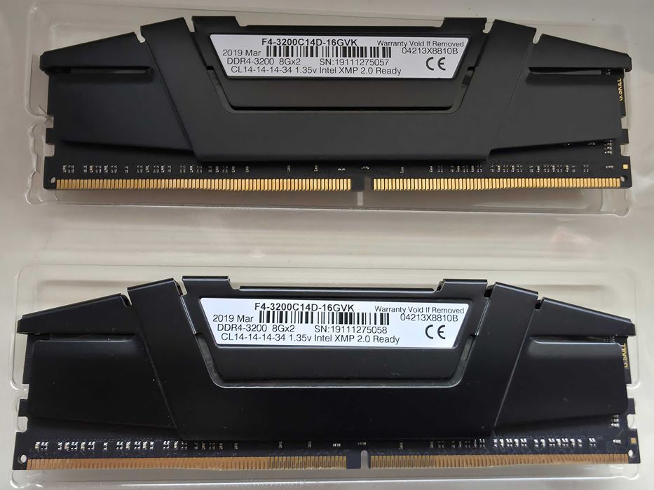 Pamięci RAM G.SKILL RipjawsV DDR4 16 GB (2x8GB DualChannel) 3200-CL14