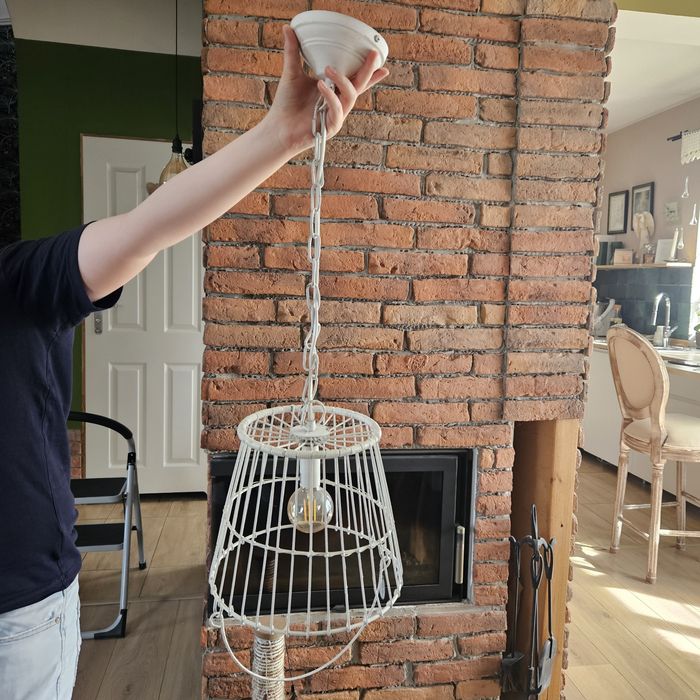 Lampa sufitowa  średnica klosza  25