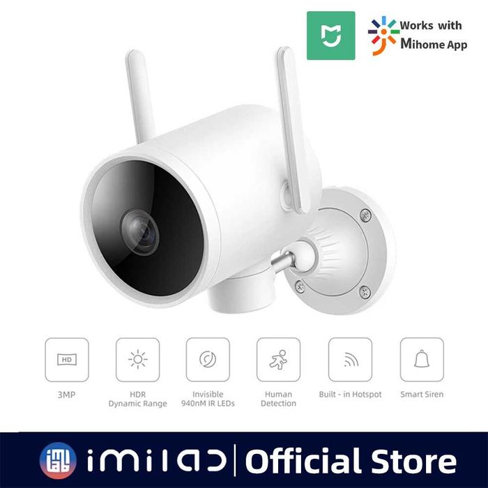 Camera Câmara Segurança Exterior Xiaomi IMILAB EC3 3MP (NOVO E SELADO)