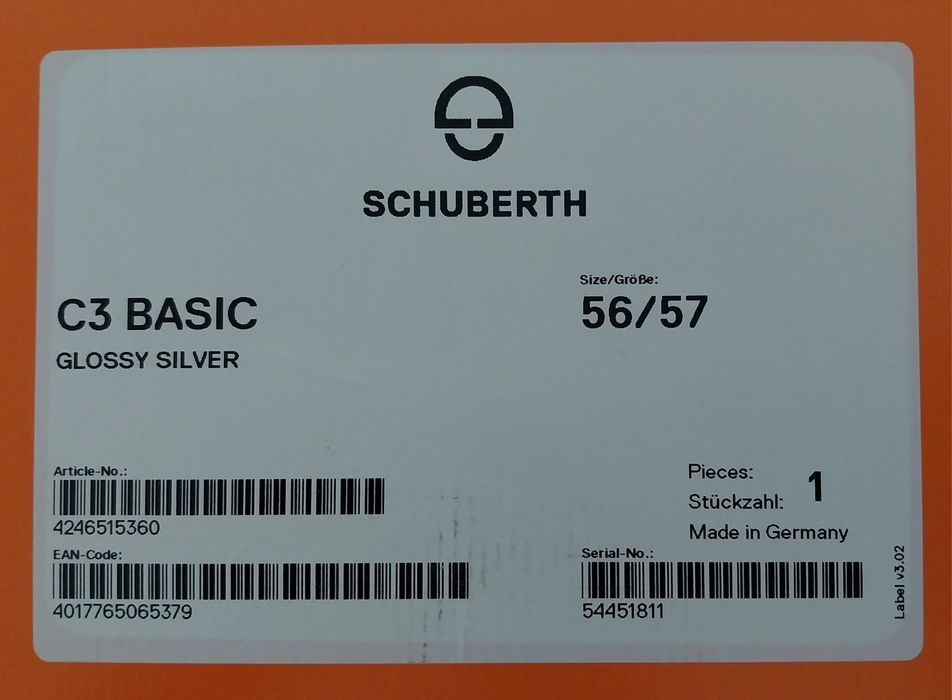 Capacete Schuberth C3 com intercomunicador integrado