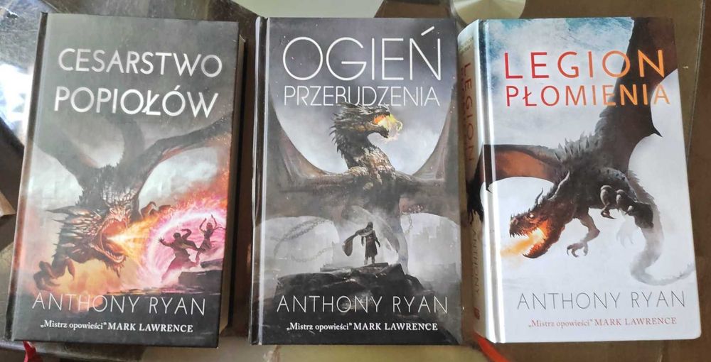 Anthony Ryan - Draconis Memoria KOMPLET 1-3 Twarda Oprawa MAG I Wydanie