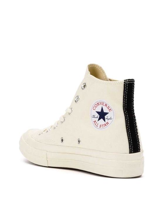 Кеди Converse x Comme Des Garcons Play High Top Sneakers White