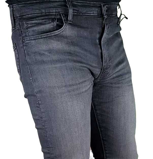 Levi's Skinny Taper szare jeansy męskie nowe oryg. Levis Flex -W36/L30
