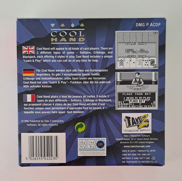 Cool Hand Game Boy (CIB)