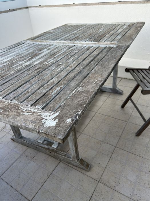 Mesa jardim exterior extensivel