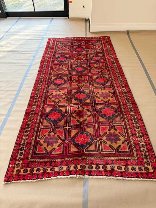 Nowy Chodnik Dywan Perski Wełniany Iran Hamadan 310x145 galeria 15 tyś