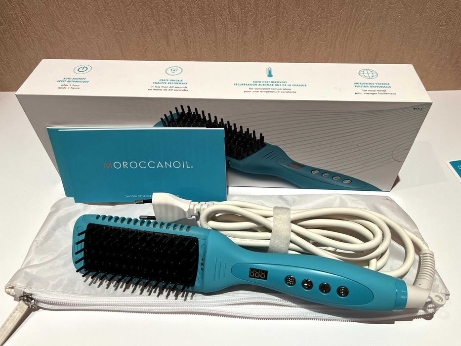 Термощітка для волосся Moroccanoil Smooth Style Ceramic Heated Brush