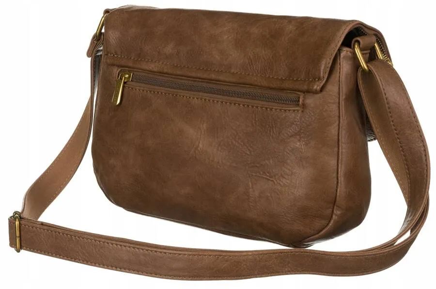 torba z eko skóry david jones brązowy