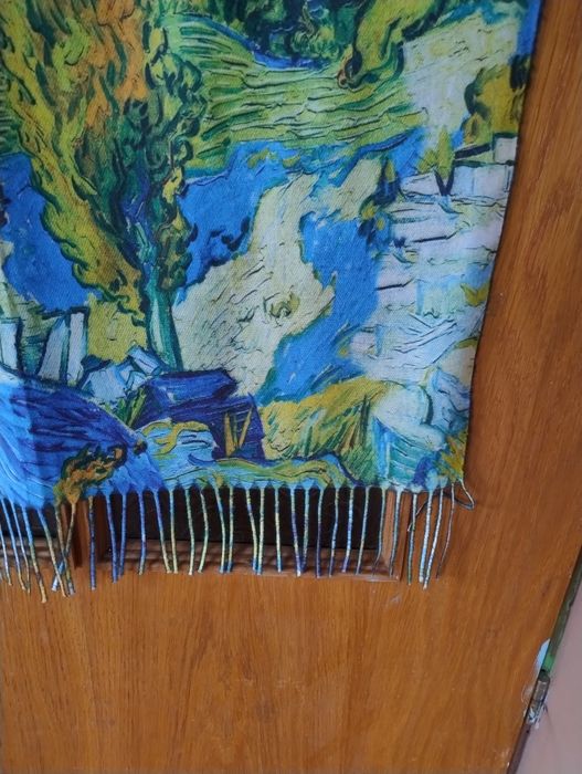Szal z motywami Van Gogh 180x70 cm