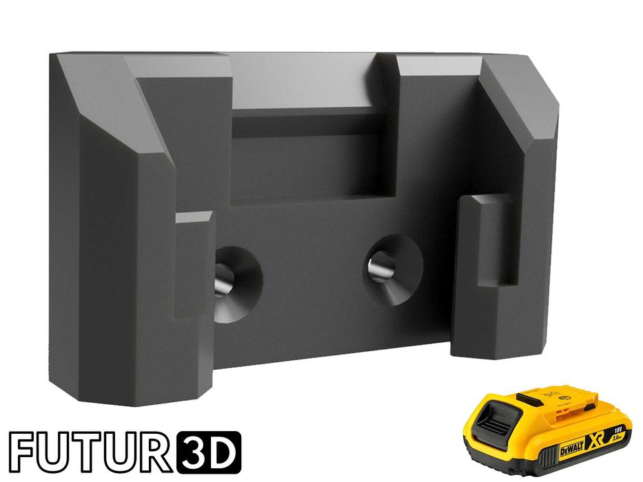 Uchwyt pojedynczy na akumulator DeWALT 18V XR FlexVolt z blokadą