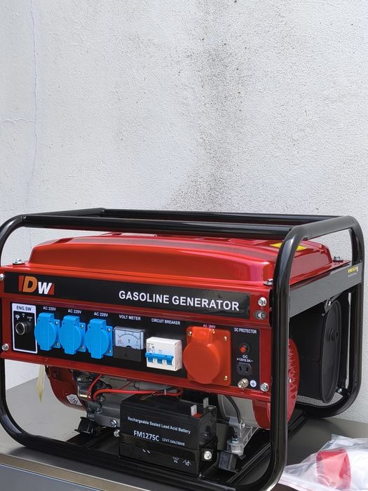 Gerador 8500w arranque eléctrico de chaves monofásico e trifásico