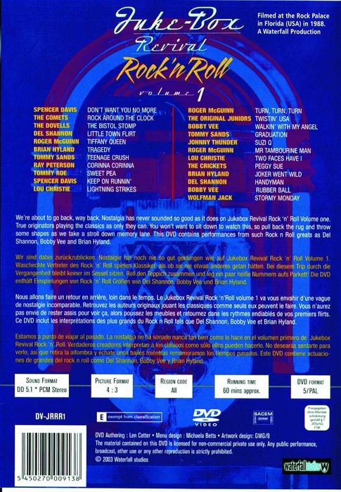 Juke-Box Revival - Rock'nRoll DVD - Como novo