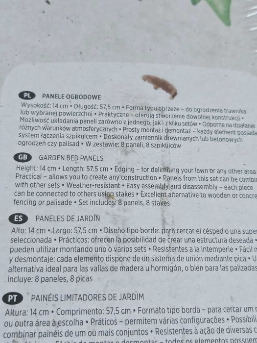 panele ogrodowe grządka nowe