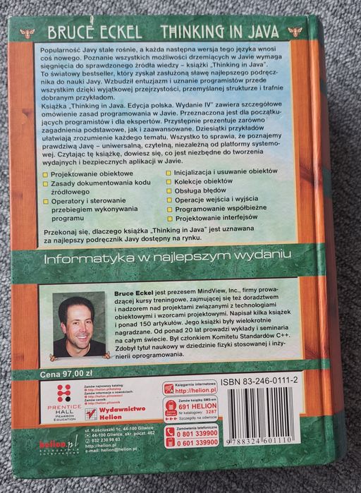 Bruce Eckel Thinking in Java IV - biblia programisty Java