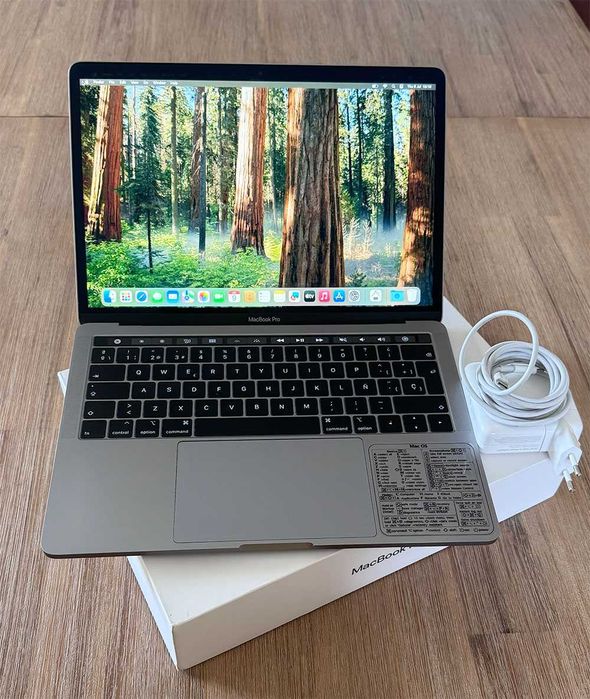 MacBook Pro 13 2018 quatro portas Thunderbolt 3 - Cinzento sideral