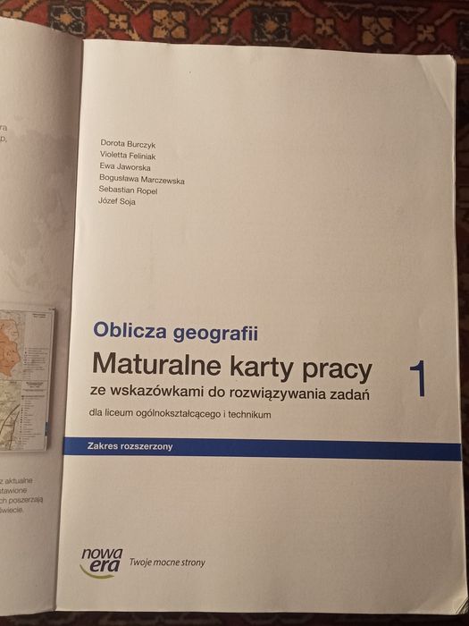 Maturalne karty pracy. Geografiia 1