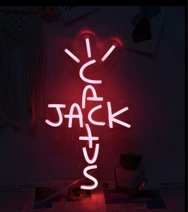 luz neon Catcus Jack travis scott