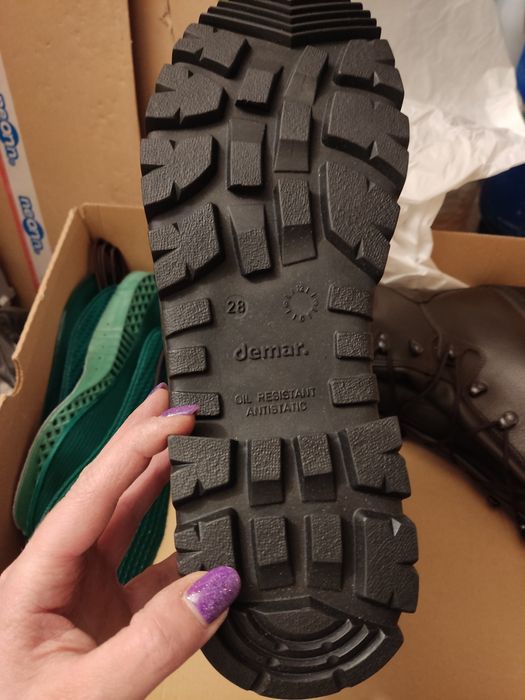 Buty zimowe skórzane