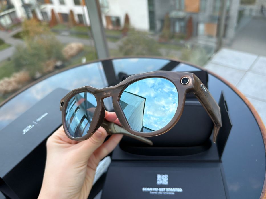 Smart okulary Oakley Meta HSTN Brown Smoke Prize Deep Water Polarized