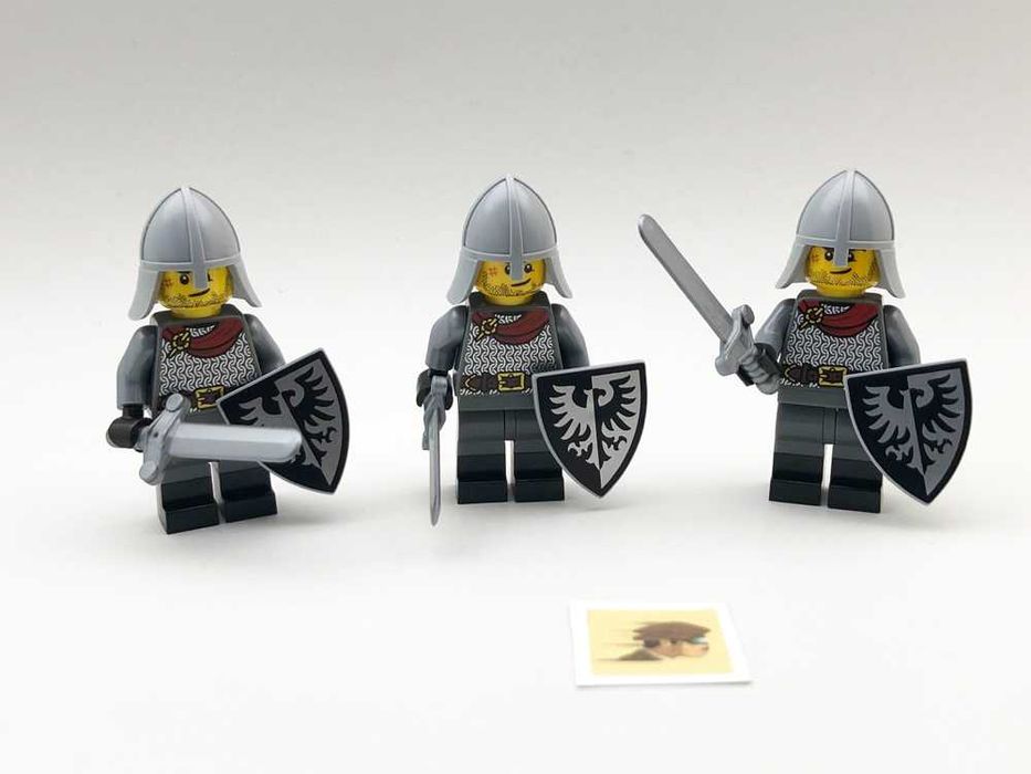 Lego® BAM 2022 Black Falcon Red Knight Minifigura Castelo Cavaleiro