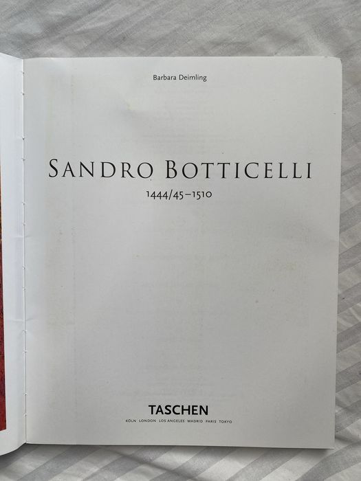 Альбом Botticelli Сандро Боттичелли