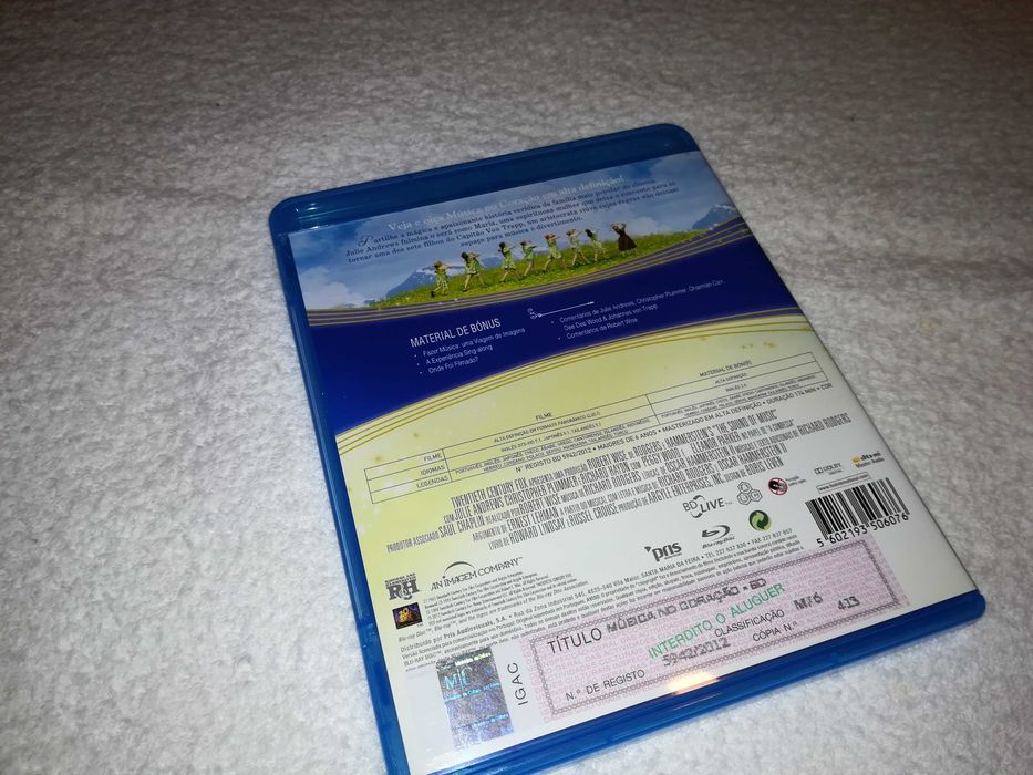 música no coração (blu ray) com julie andrews