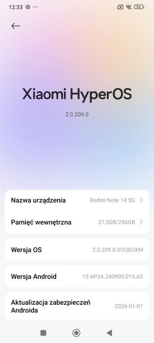 Smartfon Xiaomi Redmi Note 14 5g