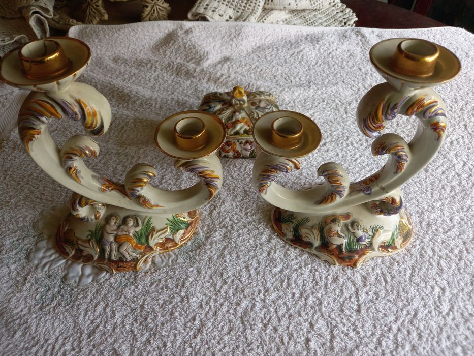 Castiçais de elpa alcobaça par