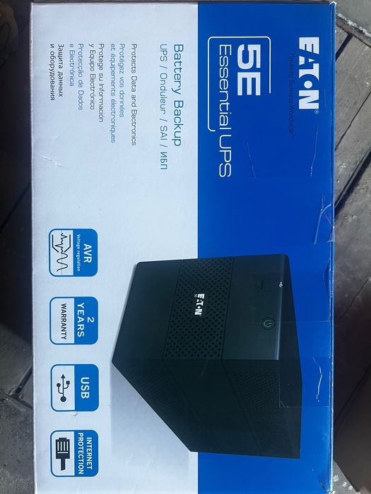 Джерело безперебійного живлення Eaton 5E 1100VA USB (5E1100IUSB)