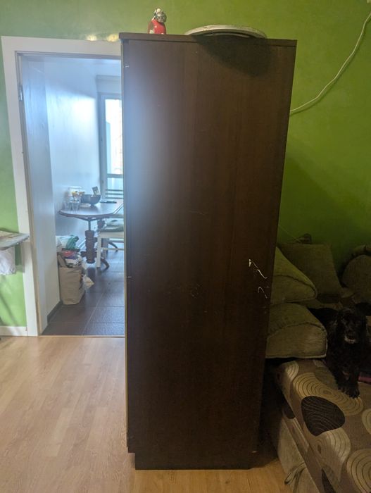 Шафа дерев'яна коричнева