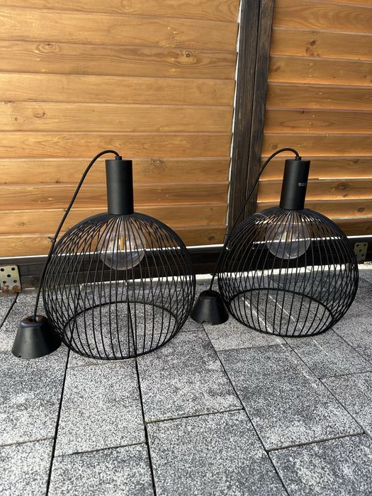 Czarna ażurowa lampa Aver 40 Nordlux dwie sztuki