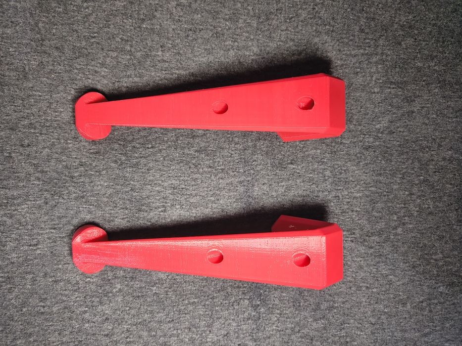 Uchwyty na rękawice motocyklowe wieszaki druk 3d