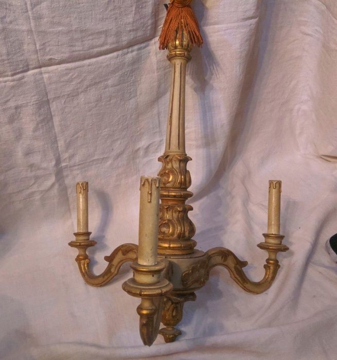 Candeeiro Tecto Madeira 3