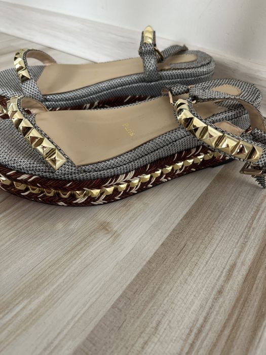 damskie sandałki louboutin 38 hit