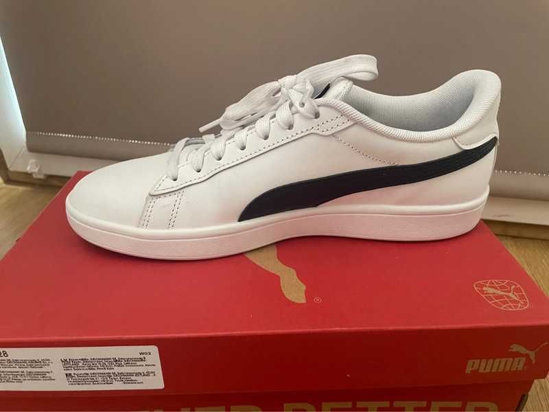 Puma Smash 3.0 białe buty rozm. 39