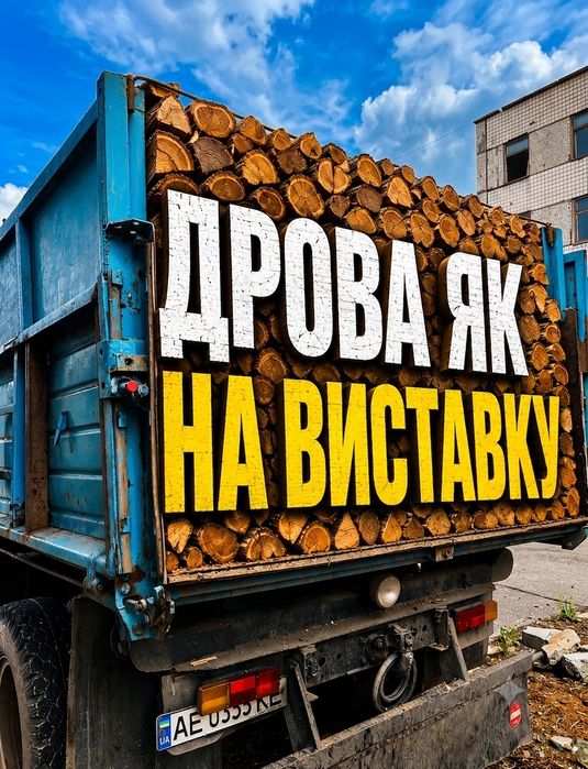 Дрова оптом та в роздріб: швидка доставка, плотно складені дрова  5,8,10 м3