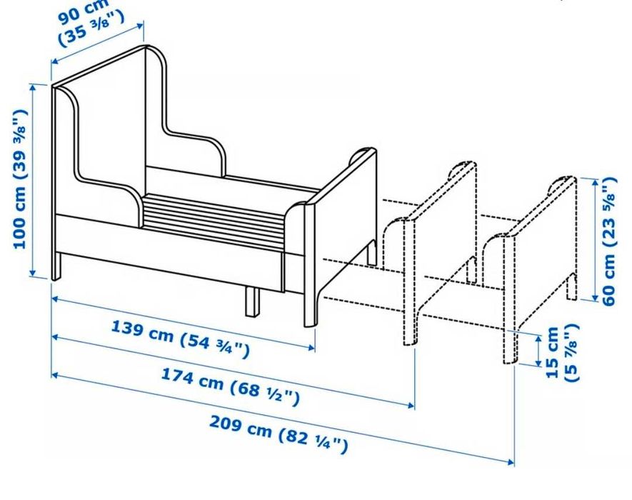 Conjunto de mobília de quarto para criança (ikea)