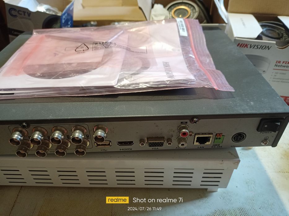 Kamery 4szt. zestaw hikvision 4
