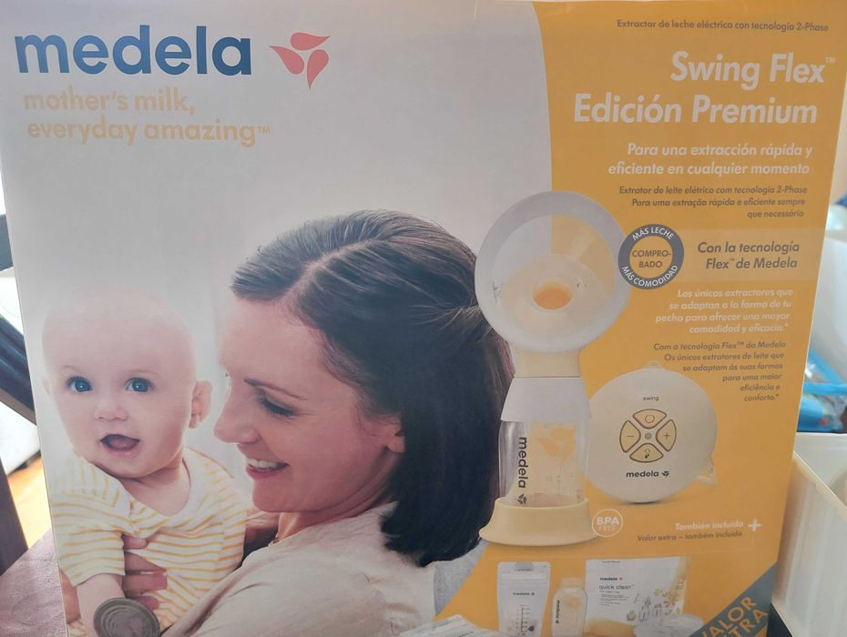 Bomba eléctrica Medela Swing Flex Edición Premium (com dois motores)