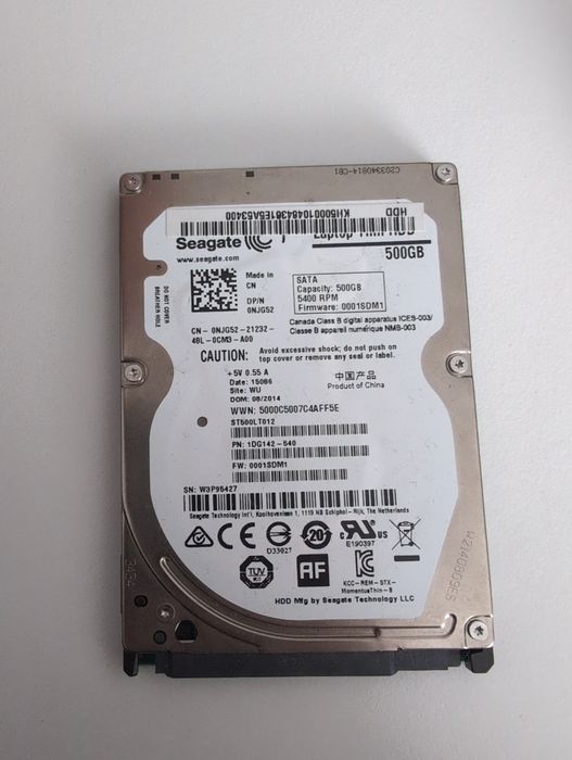 500GB Seagate SATA Hard Drive64738811379969120