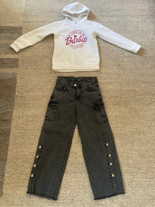 Джинсы и худи на 10-11 лет