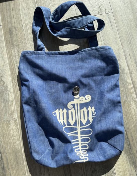 Сумка шопер джинсовая motor jeans