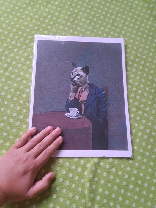 Obraz przedstawiający kota