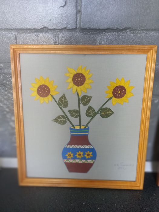 Картина вышита крючком  р 500 × 400