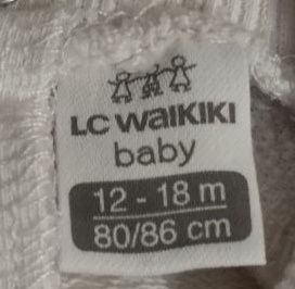 Плюшевый новогодний свитшот LC Waikiki 80-86 см кофта с оленем