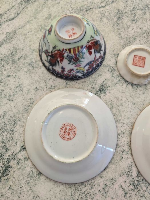 Pecas antigas orientais chinesas e de macau