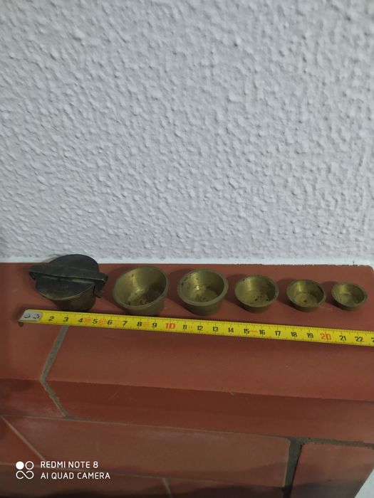 Conjunto de pesos de farmácia